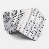 Christmas Song Sheet Music Krawatte (Gerollt)