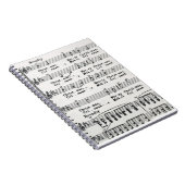 Christmas Song Sheet Music Notizblock (Rechte Seite)