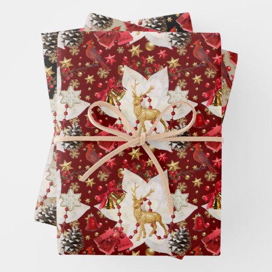 Christmas Sparkle Geschenkpapier Set (Beispiel)