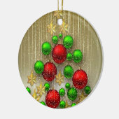 Christmas Sparkle Keramik Ornament (Links)