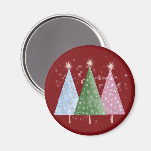 Christmas Sparkle Magnet (Vorderseite/Rückseite)