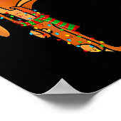 Christmas Speculum Reindeer Funny Xmas Nurse Midwi Poster (Ecke)