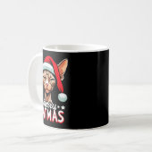 Christmas Sphynx Cat Merry Catmas Santa Hat Xmas  Kaffeetasse (Vorderseite Links)