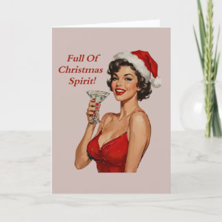 Christmas Spirit Christmas Card Karte