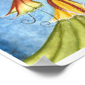 Christmas Spirit Fairy Poster Print (Ecke)