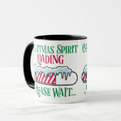 CHRISTMAS SPIRIT-LADEN TASSE (Vorderseite Links)