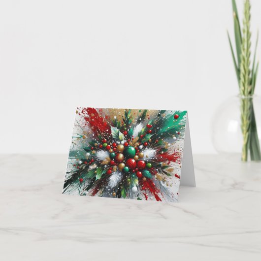Christmas Splatter / White Bursts (Vorderseite)