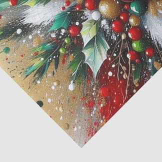 Christmas Splatter / White Bursts Seidenpapier