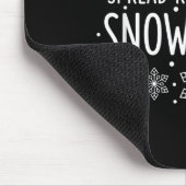 Christmas Spread Kindness Like Snowflakes - Snowfl Mousepad (Ecke)