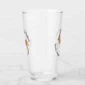 Christmas Springbok Glas (Rechts)