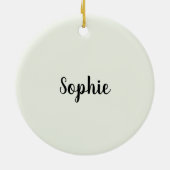 Christmas Springbok Keramik Ornament (Hinten)