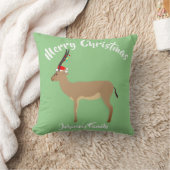 Christmas Springbok Kissen (Decke)