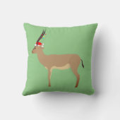 Christmas Springbok Kissen (Rückseite)