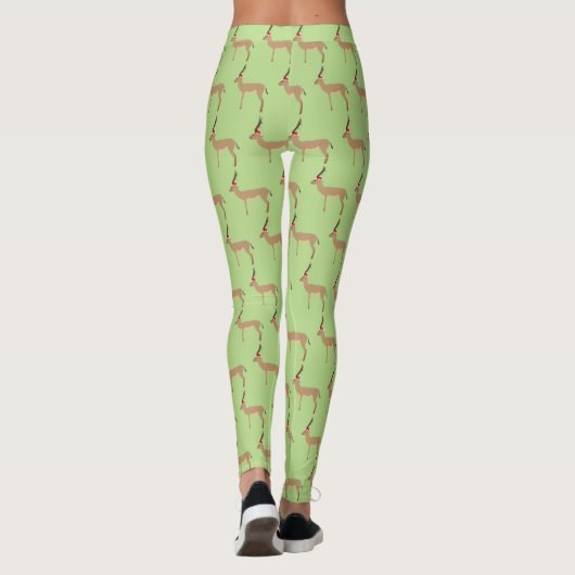 Christmas Springbok Leggings (Rückseite)