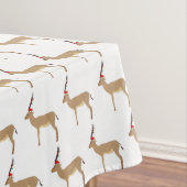 Christmas Springbok Tischdecke (Beispiel)