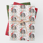 Christmas Springer Spaniel Dog Geschenkpapier Set (Beispiel)