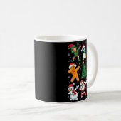 Christmas Squad Dabbing Santa Elf Family Matching Kaffeetasse (VorderseiteRechts)