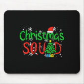 Christmas Squad Familie Xmas Crew Männer Frauen Ju Mousepad (Vorne)