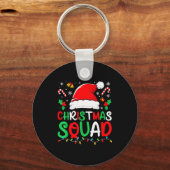 Christmas Squad Family Group Matching Christmas Pa Schlüsselanhänger (Vorderseite)