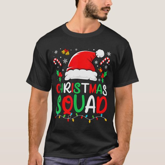 Christmas Squad Family Group Matching Christmas Pa T-Shirt (Vorderseite)