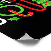 Christmas Squad Funny Xmas Tree Family Matching Pa Poster (Ecke)