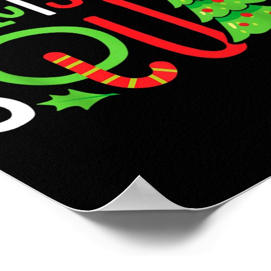 Christmas Squad Funny Xmas Tree Family Matching Pa Poster (Ecke)