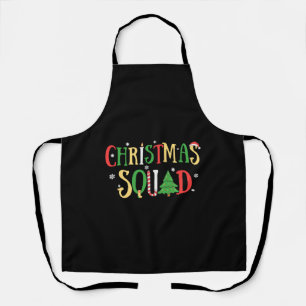 Christmas Squad Funny Xmas Tree Schürze