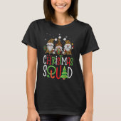Christmas Squad Gnomes Buffalo Plaid Red Family Ma T-Shirt (Vorderseite)