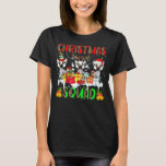 Christmas Squad Leopard Drei Santa Reindeer Elf L T-Shirt<br><div class="desc">Christmas Squad Leopard Drei Santa Reindeer Elf Lemurs</div>