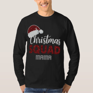 Christmas Squad Mama passendes Weihnachten lustig T-Shirt