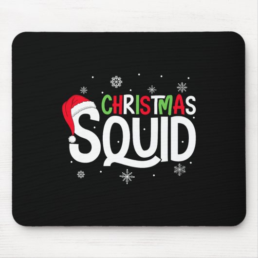 Christmas Squad Matching Family Group Santa Elf Xm Mousepad (Vorne)