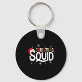 Christmas Squad Matching Family Group Santa Elf Xm Schlüsselanhänger (Vorderseite)