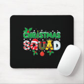 Christmas Squad Merry Xmas Family Holiday Snow Elf Mousepad (Mit Mouse)