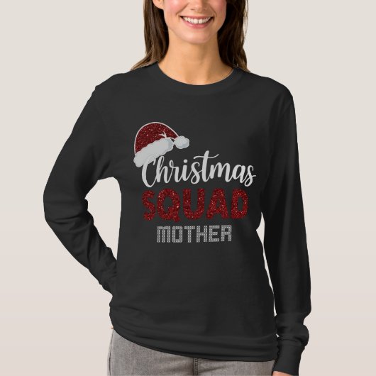 Christmas Squad Mother Matching Christmas Funny Pa T-Shirt (Vorderseite)
