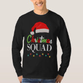 Christmas Squad Pajamas Matching Family Santa Clau T-Shirt (Vorderseite)