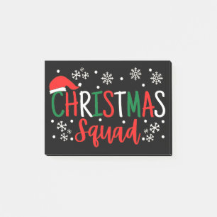 CHRISTMAS SQUAD POST-IT KLEBEZETTEL