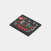 CHRISTMAS SQUAD POST-IT KLEBEZETTEL (angewinkelt)