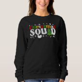 Christmas Squad Santa Claus Family Matching Pajama Sweatshirt (Vorderseite)