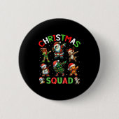 Christmas Squad Santa Dabbing Elf Family Matching Button (Vorderseite)