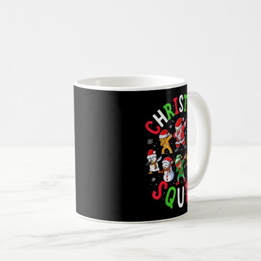 Christmas Squad Santa Dabbing Elf Family Matching Kaffeetasse (VorderseiteRechts)