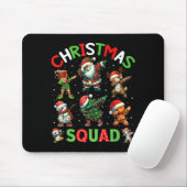 Christmas Squad Santa Dabbing Elf Family Matching Mousepad (Mit Mouse)