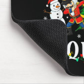 Christmas Squad Santa Dabbing Elf Family Matching  Mousepad (Ecke)