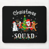 Christmas Squad Santa Dabbing Elf Family Matching Mousepad (Vorne)