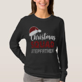 Christmas Squad Stepfather Matching Christmas Funn T-Shirt (Vorderseite)