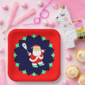 Christmas Squash Sports Party Pappteller (Party)