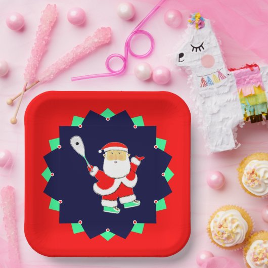 Christmas Squash Sports Party Pappteller (Party)