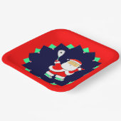 Christmas Squash Sports Party Pappteller (Gewinkelt)