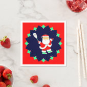 Christmas Squash Sports Party Serviette (Beispiel)