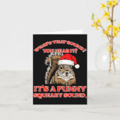 Christmas Squirrel Squeaky Sound Funny Xmas Men Wo Karte (Gelbe Blume)