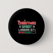 Christmas Srit Loading 67% Funny Six Seven 6 7 Chr Button (Vorderseite)